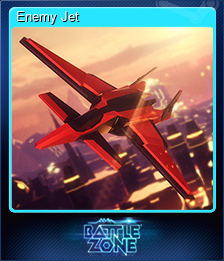 Series 1 - Card 4 of 6 - Enemy Jet