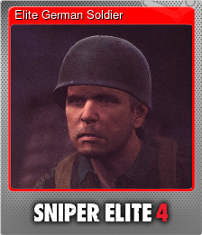 Series 1 - Card 4 of 9 - Elite German Soldier