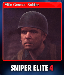 Series 1 - Card 4 of 9 - Elite German Soldier