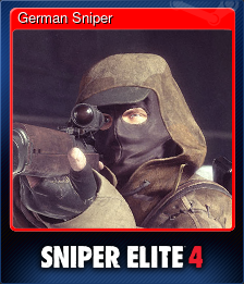 Series 1 - Card 2 of 9 - German Sniper