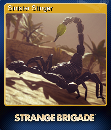 Series 1 - Card 5 of 8 - Sinister Stinger