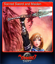 Series 1 - Card 6 of 6 - Sacred Sword and Maiden