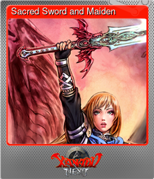 Series 1 - Card 6 of 6 - Sacred Sword and Maiden