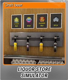 Series 1 - Card 2 of 7 - Draft beer
