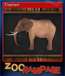 Series 1 - Card 2 of 7 - Elephant