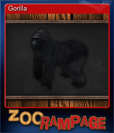Series 1 - Card 7 of 7 - Gorilla