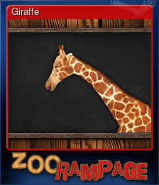 Series 1 - Card 1 of 7 - Giraffe