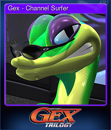 Series 1 - Card 8 of 15 - Gex - Channel Surfer