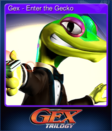 Series 1 - Card 9 of 15 - Gex - Enter the Gecko