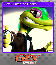 Series 1 - Card 9 of 15 - Gex - Enter the Gecko