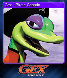 Series 1 - Card 4 of 15 - Gex - Pirate Captain