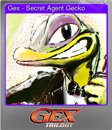 Series 1 - Card 15 of 15 - Gex - Secret Agent Gecko