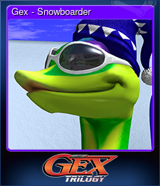 Series 1 - Card 13 of 15 - Gex - Snowboarder
