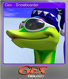 Series 1 - Card 13 of 15 - Gex - Snowboarder