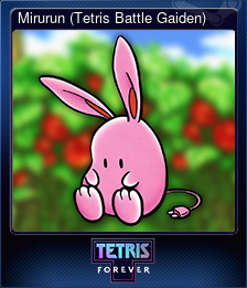 Series 1 - Card 3 of 9 - Mirurun (Tetris Battle Gaiden)