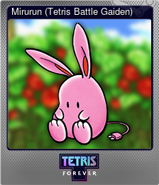 Series 1 - Card 3 of 9 - Mirurun (Tetris Battle Gaiden)