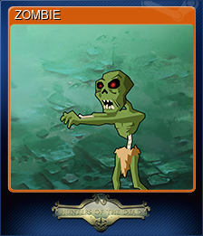 Series 1 - Card 1 of 6 - ZOMBIE