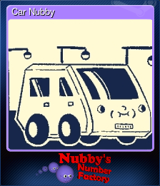 Series 1 - Card 1 of 9 - Car Nubby
