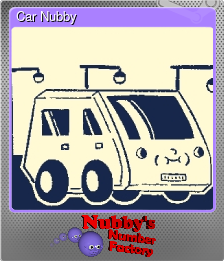 Series 1 - Card 1 of 9 - Car Nubby