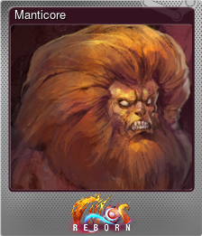 Series 1 - Card 8 of 15 - Manticore