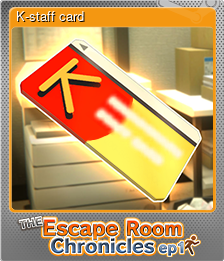 Series 1 - Card 2 of 5 - K-staff card