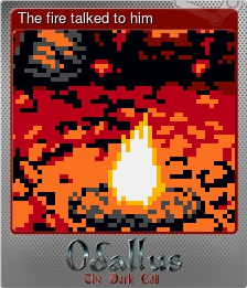 Series 1 - Card 1 of 5 - The fire talked to him