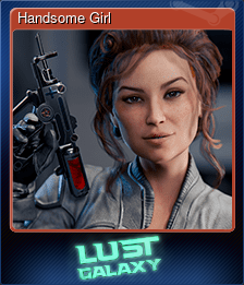 Series 1 - Card 3 of 5 - Handsome Girl