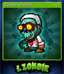 Series 1 - Card 3 of 6 - Zombie scientist