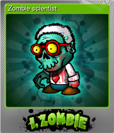 Series 1 - Card 3 of 6 - Zombie scientist