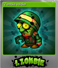 Series 1 - Card 2 of 6 - Zombie soldier