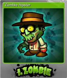 Series 1 - Card 5 of 6 - Zombie hipster