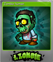 Series 1 - Card 4 of 6 - Zombie human