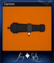 Series 1 - Card 2 of 7 - Cannon