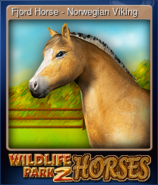 Series 1 - Card 6 of 10 - Fjord Horse - Norwegian Viking