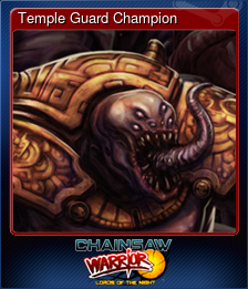 Series 1 - Card 2 of 7 - Temple Guard Champion