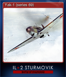 Series 1 - Card 7 of 7 - Yak-1 (series 69)