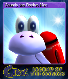 Series 1 - Card 3 of 8 - Chumly the Rocket Man