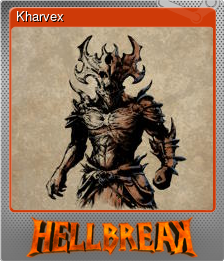 Series 1 - Card 4 of 8 - Kharvex