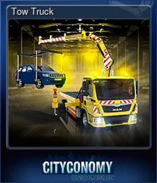Series 1 - Card 5 of 9 - Tow Truck
