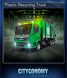 Series 1 - Card 3 of 9 - Plastic Recycling Truck
