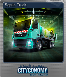 Series 1 - Card 8 of 9 - Septic Truck