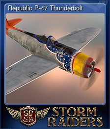Series 1 - Card 4 of 11 - Republic P-47 Thunderbolt