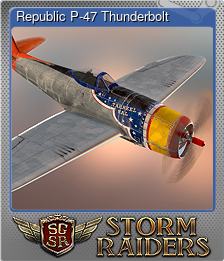 Series 1 - Card 4 of 11 - Republic P-47 Thunderbolt