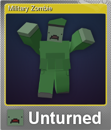 Series 1 - Card 6 of 13 - Military Zombie