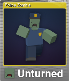 Series 1 - Card 5 of 13 - Police Zombie