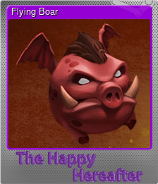 Series 1 - Card 4 of 5 - Flying Boar