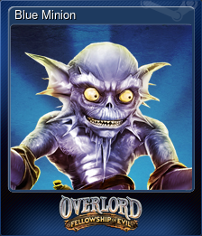 Series 1 - Card 1 of 8 - Blue Minion