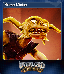 Series 1 - Card 5 of 8 - Brown Minion