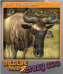 Series 1 - Card 4 of 7 - Gnu - The Wanderer