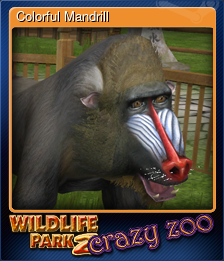 Colorful Mandrill